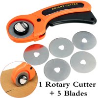 45mm Rotary Cutter Blade Sewing Quilting Fabric Cutting Craft Patchwork Tool +5 Blades