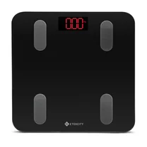 Etekcity Smart Fitness Scale with Bluetooth, Black, 400 lb Capacity