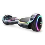 Jetson Magma All-Terrain Hoverboard, with 6.5in LED Wheels, Unisex, Black