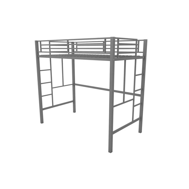 Yourzone Metal Loft Bed Twin Size, Yourzone Metal Loft Bed Twin Size Assembly Instructions