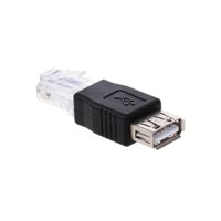 USB to RJ45 Adapter USB2.0 Female to Ethernet RJ45 Male Plug Adapter Connector