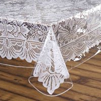 Efavormart Clear Vinyl Tablecloth Protector Eco-Friendly Cover for Picnic Banquet Kitchen Dining Catering Wedding Birthday Party