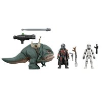 Star Wars Mission Fleet Expedition Class The Mandalorian, Blurrg, Remnant Stormtrooper Toys