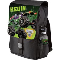 Personalized Monster Jam Grave Digger Black Youth Backpack