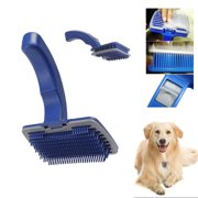 Pet Dog Cat Grooming Self Cleaning Slicker Brush Comb Shedding Tool Hair Fur