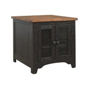 Signature Design by Ashley Valebeck Rectangular Brown End Table