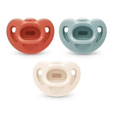 NUK Comfy™ Orthodontic Pacifiers, 0-6M, Neutral, Unisex, 3 Pack