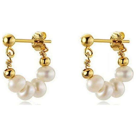 JO WISDOM Fashionable And Minimalist Wedding Women's Pearl Earrings Anti Allergy Women's Gift
