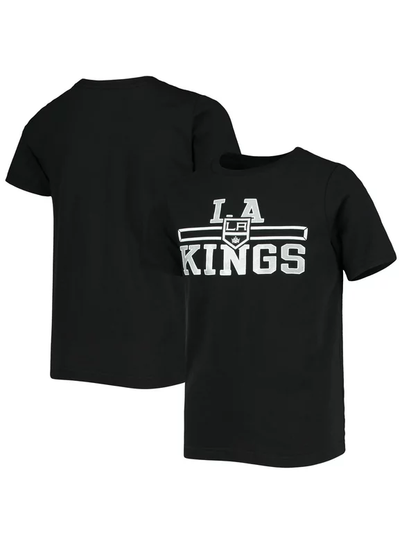 Youth Black Los Angeles Kings Team T-Shirt