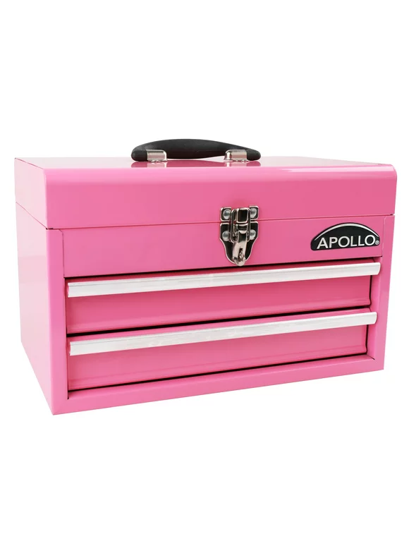 Apollo Precision Tools DT5010P 2-Drawer Steel Chest Pink