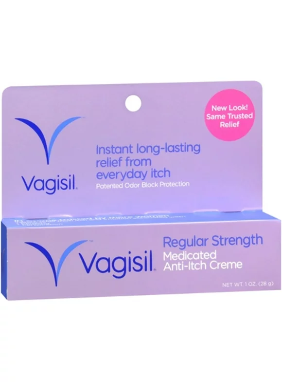Vagisil Anti-Itch Creme Original Strength 1 oz (Pack of 4)