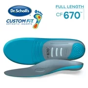 Dr. Scholl's Custom Fit Orthotics Full Length CF 670FL, 1 Pair