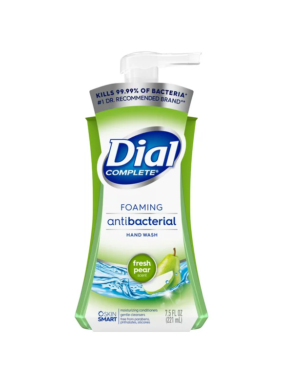Dial Complete Antibacterial Foaming Hand Wash, Fresh Pear, 7.5 fl oz