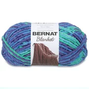 Bernat Blanket Yarn, Ocean Shades, 10.5oz(300g), Super Bulky,Polyester