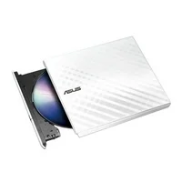 ASUS 8X Portable External Slim DVD Writer with USB 2.0, White