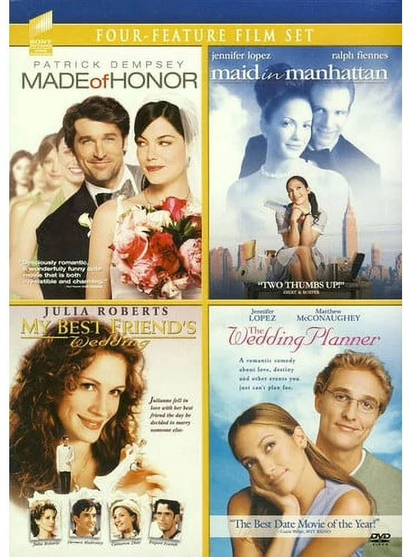 Made of Honor / Maid in Manhattan / My Best Friend's Wedding / Wedding Planner (DVD Sony Pictures)