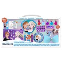 Disney Frozen Cosmetics & Nail Polish Collection Kid's Gift Set, +400 Pieces