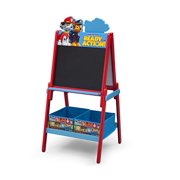 Delta Children Wooden Double Sided Activity Easel with Storage, Nick Jr. PAW Patrol
