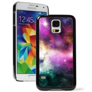 Samsung Galaxy (S5 Active) Hard Back Case Cover Beautiful Nebula and Stars in Sky (Black)