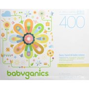 Babyganics Baby Wipes, Unscented, 400 Count Packaging May Vary