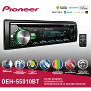 "Pioneer DEH-S5010BT CD Receiver with Bluetooth, Single DIN, In-dash"