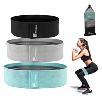 XPRT Fitness Resistance Bands Set of 3 For Booty Butt Hip Anti Slip Bands Set