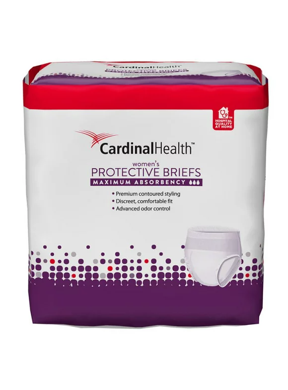Cardinal Health Maximum Absorbency Flexright Protective Underwear For Women, Small/Medium, 32" To 44", 95 To 185 Lbs