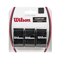 Wilson Ultra Grip Wrap, Black, 3 Pack