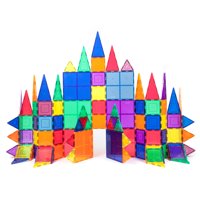 Picasso Tiles 100 Piece 3D Color Magnetic Building Block STEM Set