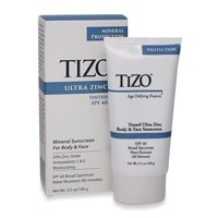 Tizo Age Defying Fusion Tinted Ultra Zinc Body & Face Sunscreen SPF 40, 3.5 Oz