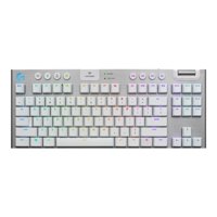 Logitech G915 TKL Ten keyless Lightspeed Wireless RGB Mechanical Gaming Keyboard - White