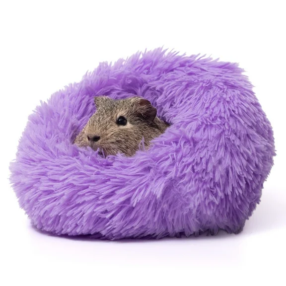 Paw Inspired® Furr-O™ Burrowing Pet Bed for Guinea Pigs, Hamsters, and Other Small Animals (Purple)