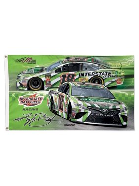 Kyle Busch WinCraft Interstate Batteries Deluxe One-Sided 3' x 5' Flag