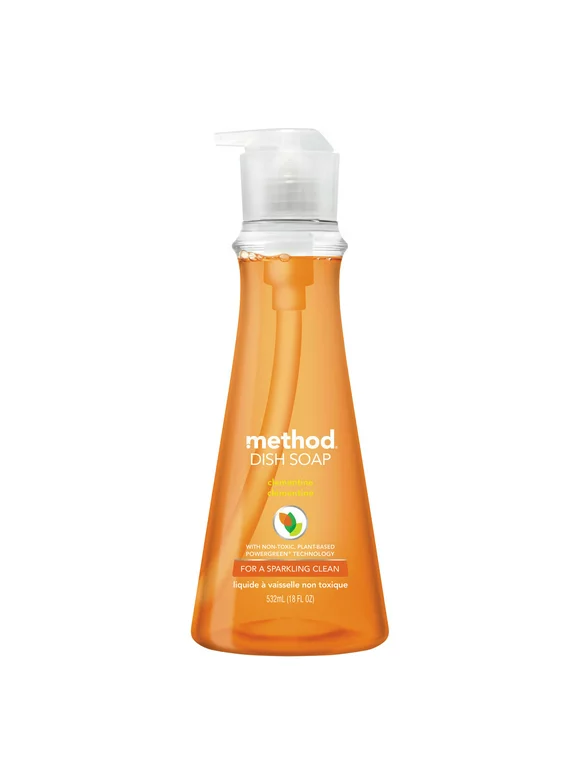 Method Dish Soap, Clementine, 18 Ounce