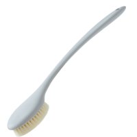 Long Handle Bath Brush Soft Nylon Bristles Shower Back Scrubber Exfoliating Body Cleaning Brush