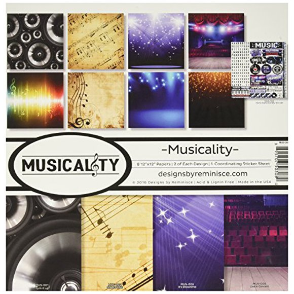 Reminisce Collection Kit 12"X12"-Musicality