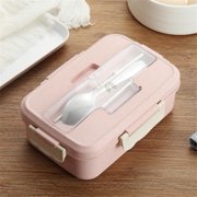 Wheat straw lunch box Wheat Straw Bento Microwave Bento Lunch Box Picnic Food Container Lunch Box Food Storage Container Japanese Bento Lunch Box