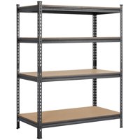 4 Level Metal Garage Shelves Storage Shelf Utility Rack