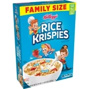 Kellogg's Rice Krispies, Breakfast Cereal, Original, Family Size, 24 Oz