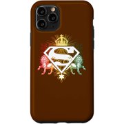iPhone 11 Pro Superman Ornate Lion Shield Case