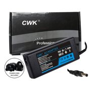 CWK Charger AC Adpater for Toshiba Satellite C55 C55D C55DT C55T C75D C650D C655D C855 C855D C875D U845 U845T U845W U840 U840W U945 T235 P845T S955 L955 Ultrabook Laptop Power Supply Cord Plug