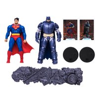 McFarlane Toys DC Multiverse Superman vs Batman Dark Knight Returns Action Figure Set, 7 Pieces