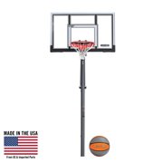 Lifetime 54" Polycarbonate Adjustable In-Ground Basketball Hoop, 90962