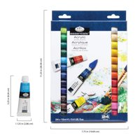 Royal and Langnickel Essentials 12ml Acrylic Paints, 24ct