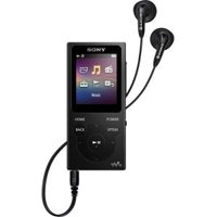 Sony Walkman NW-E393 4 GB Flash MP3 Player - Black - Photo Viewer, FM Tuner - 1.8" - Battery Built-in - MP3, MP3 VBR, WMA, ASF, WAV, AAC, AAC-LC - 35 Hour