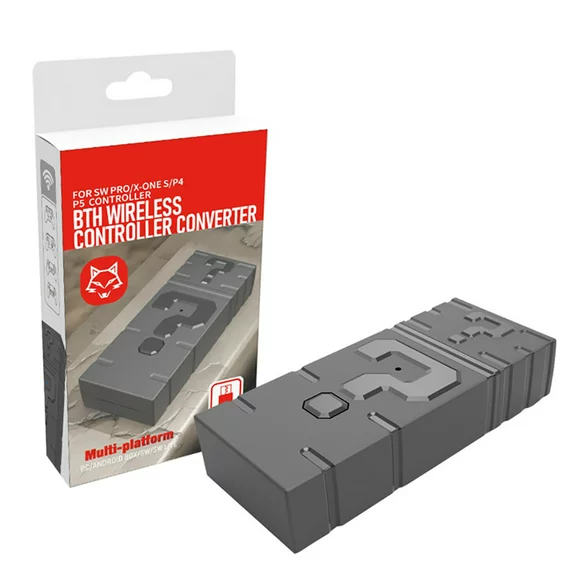 Wireless Controller Adapter - Converter Allows for Use of Switch Pro/Xbox One S/PS4/PS5 Controllers with Nintendo Switch or PC