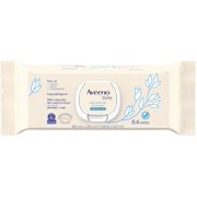 6 Pack - AVEENO Baby Sensitive All Over Wipes, Paraben- & Fragrance-Free,  64  ea