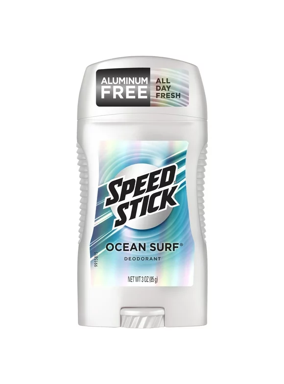 Speed Stick Deodorant for Men, Ocean Surf, 3 Oz, 4 Pack