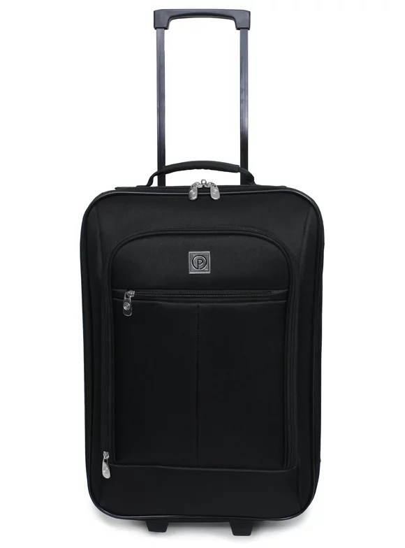 Protege Pilot Case 18" Softside Carry-on Luggage, Black