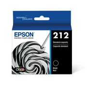 Epson 212 Standard-capacity Black Ink Cartridge compatible with XP4105 & WF2850
